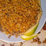 Mohnkuchen mit Birnen, Gericht